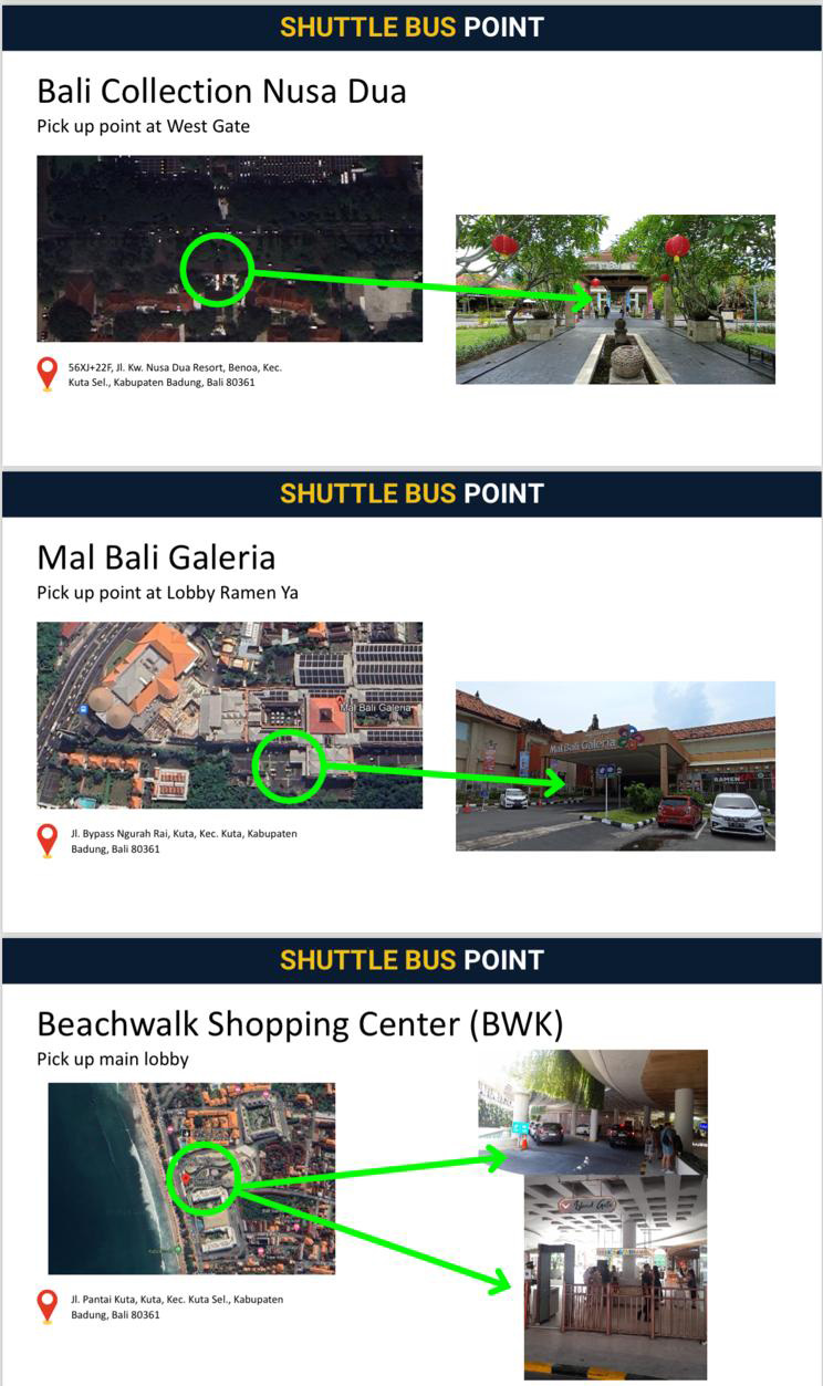 Shuttle Bus Points